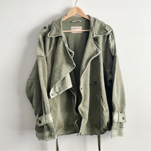 Free People Jackets & Blazers - Free people jacket military jacket
